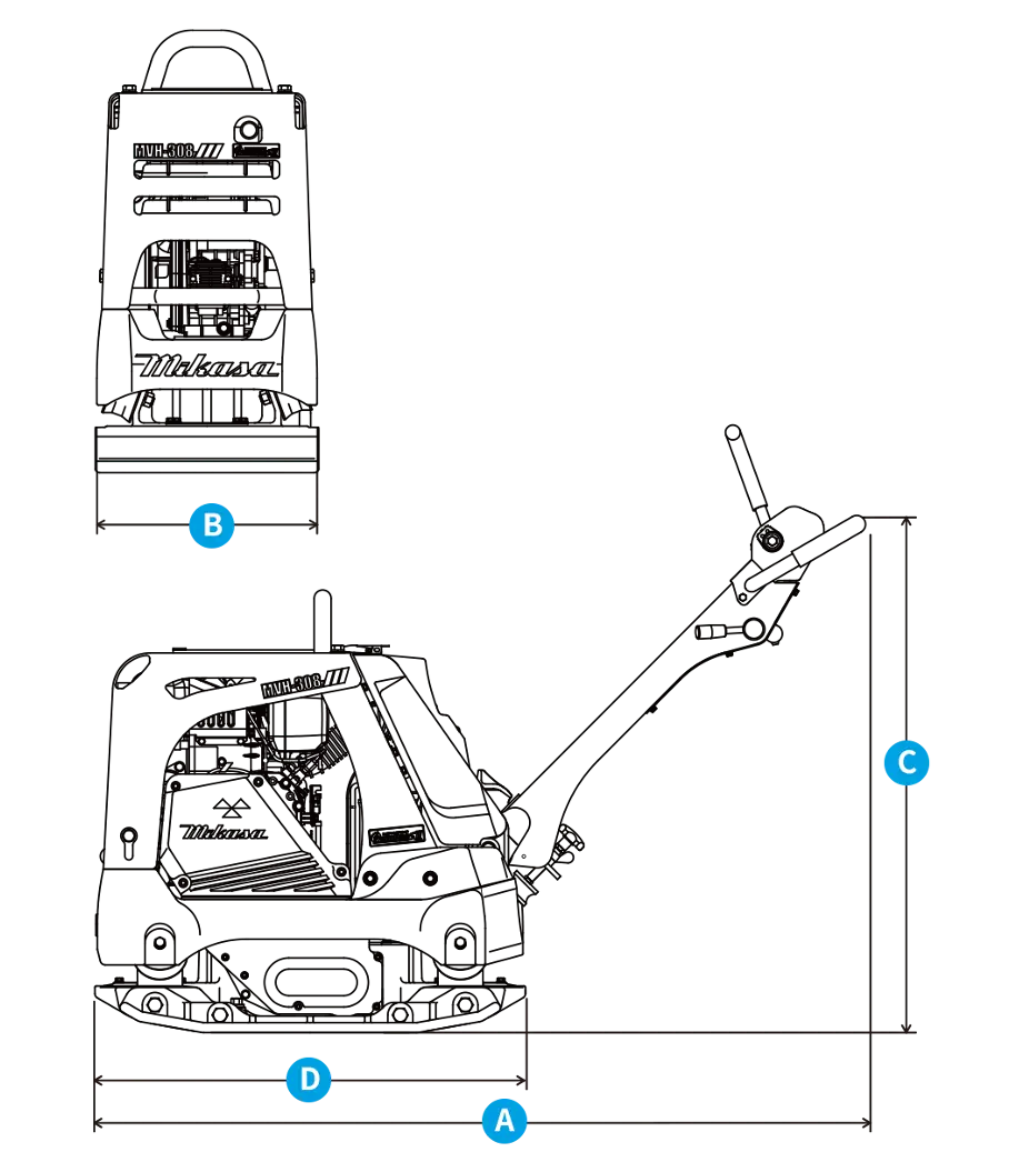 Afmetingen Mikasa trilplaat MVH R60