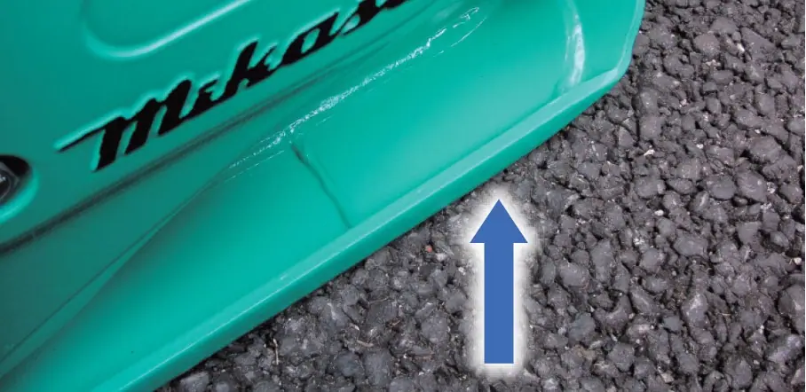 Mikasa trilplaat MVC E60 VAS — detail 3